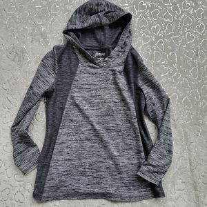 Gray Silverwear Hoodie Side Stripe Hooded Sweatshirt Silver Wear M